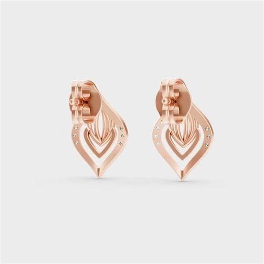 Round Cut Lab-Grown Diamond Stud Earrings