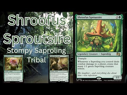Deck Tech: Shroofus Sproutsire Stompy Mono-Green Saproling Tribal EDH / Commander