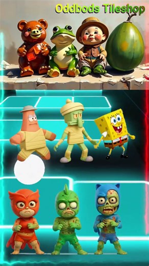 Spongebob Vs Pj Mask Coffin Dance #shorts