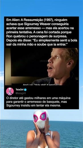 Sigourney Weaver acertou o arremesso impossível — bastidores de Alien: A Ressurreição (1997)