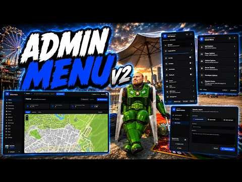FiveM Admin Menu Script V2🛡️ Admin Panel + Quick Menu + Reports (ESX/QB/QBX)