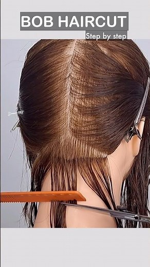 Guide line Bob haircut #haircut #haircuttutorial #bobhaircut #shortvideo