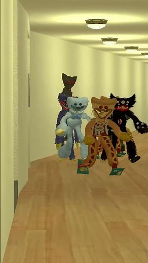 Backrooms Poppy Playtime Characters Chasing Me | Gmod Nextbot