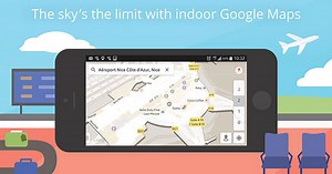 Google Maps in the Airport