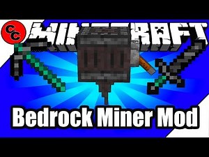 Minecraft Mods: " Bedrock Miner Mod 1.12.2 "