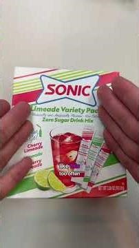 Sonic Drink Powder Review #sonic #drinks #drinkmix #lifehacks #review