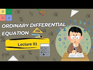 Ordinary Differential Equation || Lecture 01 || Introduction to ODE, Degree & Order