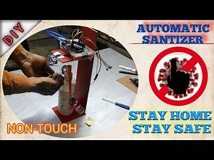 Automatic hand sanitizer dispenser machine non contact DIY handwash/soap dispenser using Arduino uno