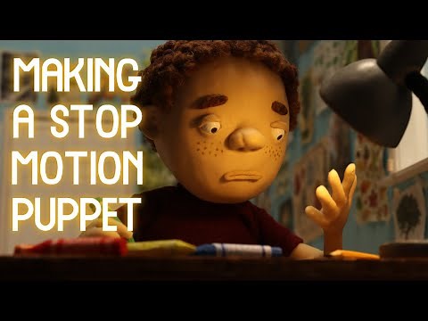 Making a stop motion puppet (process video)