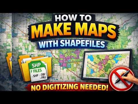 Lesson 18: Stop Digitizing! Make Professional Maps Using Shapefiles in QGIS