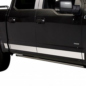 3751470 - Putco Pro Stainless Steel Rocker Panels Kit Fits Ford F150 2021-2026 Regular Cab 8' Bed