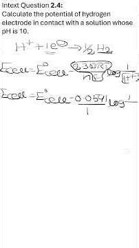 Calculate the potential of hydrogen electrode in contact with a solution whose pH is 10