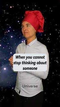 When you cannot stop thinking about someone