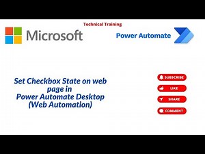 Set Checkbox State On Web Page Action In Power Automate Desktop