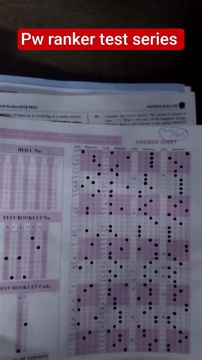 PW Ranker test series 🥲 || neet 2026 || neet mock test | umeed series #neetpreparation #neet2026