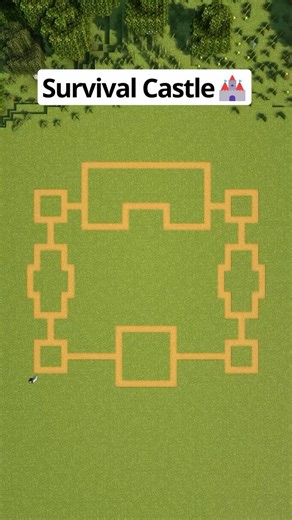 Blockical on Instagram: "Minecraft Easy Survival Castle🏰 For Build and No Music #minecraft #minecraftbuilding #minecraftbuilds #minecrafttutorial"