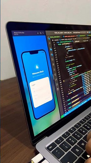 Login Screen UI Design Using Flutter 📱🙂