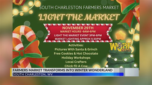 First annual Christmas market opens at South Charleston Farmers Market