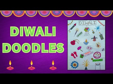 #3 DIWALI DOODLES 🪔| FESTIVAL DOODLE ART 🎇 | DOODLE ART FOR KIDS
