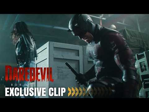 Daredevil And Jessica Jones Warehouse Fight - Daredevil Born Again Season 2 Episode 6 EXCLUSIVE