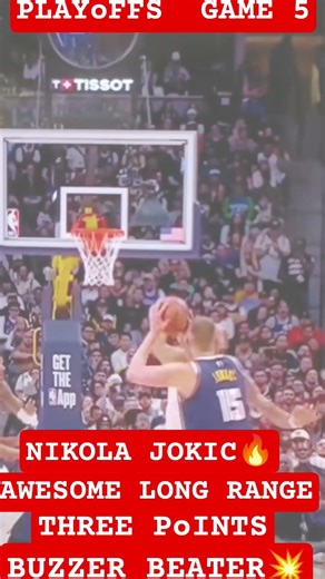 NIKOLA JOKIC💥👍THREE POINTS🌈#nbaplayoffs #denvernuggets