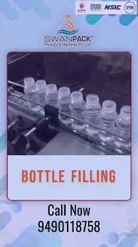 Bottle Filling & Capping Line Machines by Swanpack.