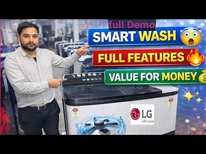 💥 LG Washing Machine Review Hindi | Features + Demo⚡Best company Washing Machine Demo⚡P115ASRAZ LG