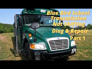 Allison Transmission Stuck in Second Gear On a School Bus - Engine Power Loss Diag & Repair Part 1