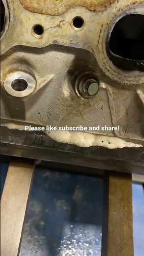 LS cylinder head pressure testing crack checking