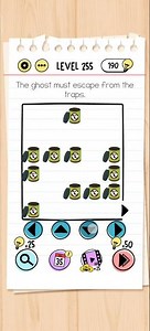 Brain Test Level 255 Solution & Walkthrough | Tricky Puzzles (Android & iOS Shorts)