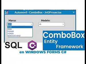 Llenar combobox y combobox dependiente | Entity Framework | WinForm C#