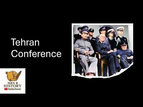 Tehran Conference Cold War Edexcel GCSE History