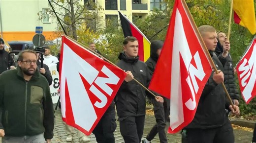 Protest und Polizeieinsatz beim CSD in Cottbus