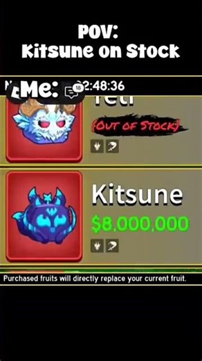 BLOX FRUITS LIVE STOCK || KITSUNE IN STOCK 😱😱||
