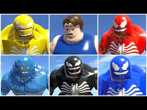 The Best VENOM Transformations Animation w/ Lego Spiderman, Blob & A-Bomb