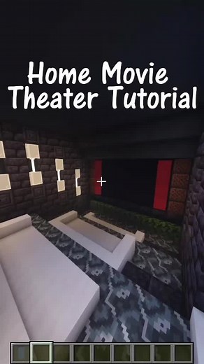 Minecraft Home Movie Theater Tutorial