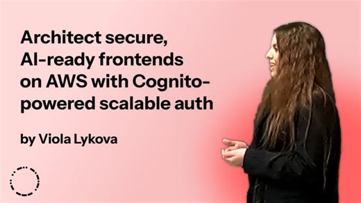Secure AI-ready frontends on AWS (Cognito Auth) | Community Stack #3 AWS AI UG | Dec 2025 | Viola Lykova