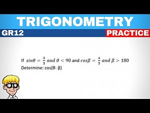 Trigonometry grade 12: Cast diagram