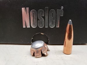 300 Win Mag 165 gr Nosler Partition ballistics gel test