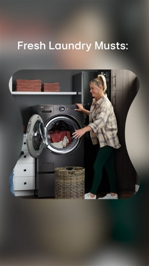 2.6K views | Our secret to always-fresh laundry? It's our amazing LG WashCombo® All-in-One with Heat Pump! The Heat Pump technology helps save energy, so it’s only fair we return the favour with some machine care tips. With large capacity and ezDispense®, laundry day feels effortless. We totally love to laundry! #LG #LifesGood #SmartLaundry #HeatPumpDryer #LaundryDay #LaundryRoom | LG Global | Facebook