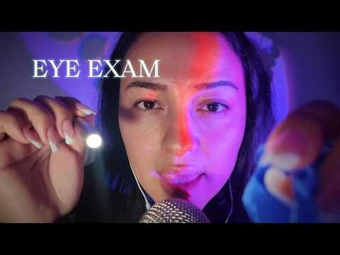 ASMR Detailed Eye Exam 👁️ Visual Inspection, Blink Test & Depth Perception