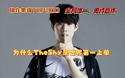 全网首发，史诗巨作！世界第一上单TheShy职业生涯操作集锦TOP300！