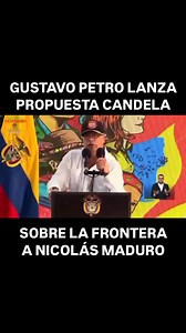El presidente de Colombia Gustavo Petro lanzó esta propuesta para solventar el conflicto en el Catatumbo y todas las zonas fronteriza al presidente Nicolás Maduro. La idea de la creación de una zona económica especial surgió durante su visita a la frontera el pasado jueves. | Ricardo González - Zurda Konducta
