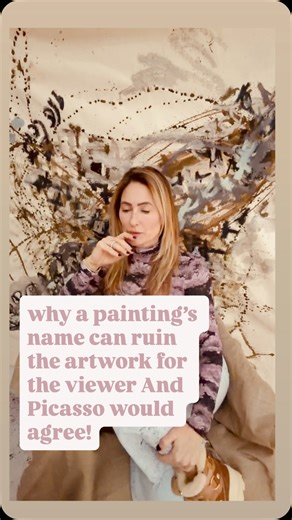 Picasso never wanted to name his paintings and only did it sparingly and when pressed. Too specific of a name for an artwork can be too directive and detract from the mystery. #art #angelasimeoneartistsnashville #nashvilleartist #collectibleart #abstractart | Angela Simeone Artist Nashville