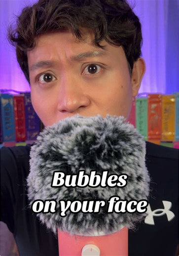 Bubbles all over your face ASMR #asmr #asmrvideo #asmrsounds #asmrpov | asmr video