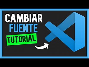 💙como Cambiar la FUENTE en VSCode - Paso a paso 😱