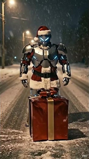 Santa in Full Armor: “Happy Holidays” (AI Short)