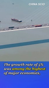 5.9K views · 479 reactions | China's economy grew by 5% year on year to 134.9 trillion yuan (US$18.77 trillion) in 2024, meeting the growth target and topping 130 trillion yuan for the first time, according to data released by the National Bureau of Statistics on Friday. #PressroomHighlights #ChinaEconomy | 国务院新闻办公室 | Facebook