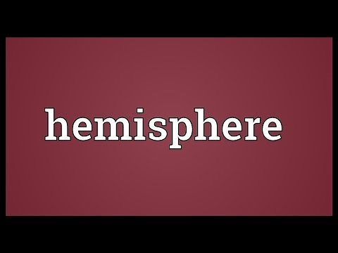 Hemisphere Meaning