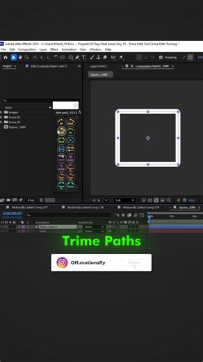 Stop Animating Trim Paths Manually in After Effects #aetutorial